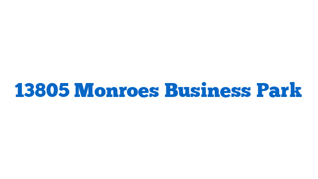 13805 Monroes Business Park