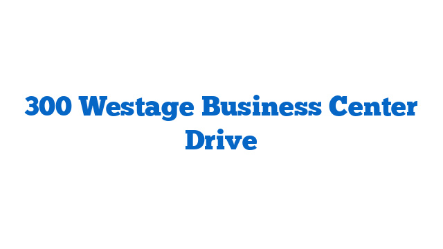 300 Westage Business Center Drive