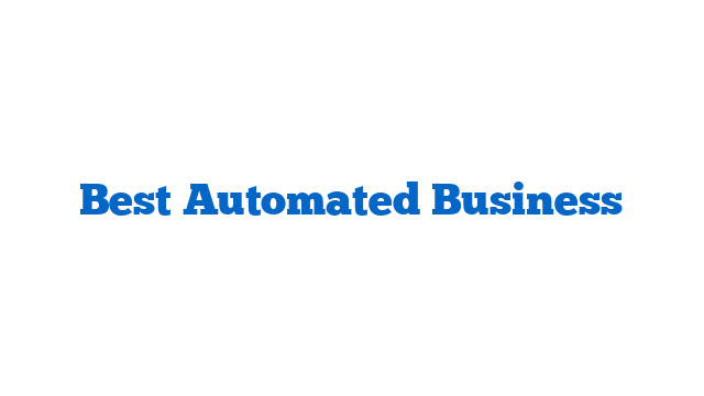Best Automated Business