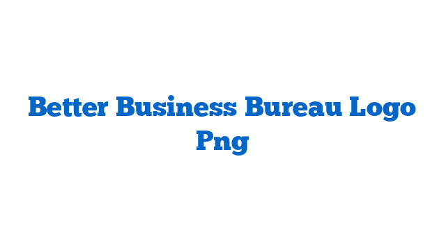 Better Business Bureau Logo Png