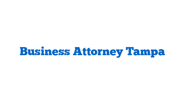 Business Attorney Tampa
