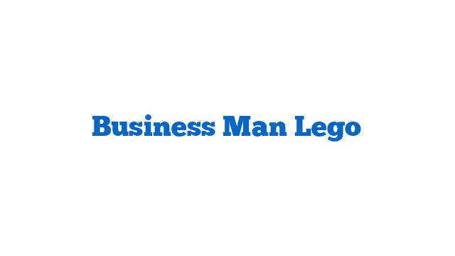 Business Man Lego
