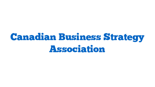 Canadian Business Strategy Association