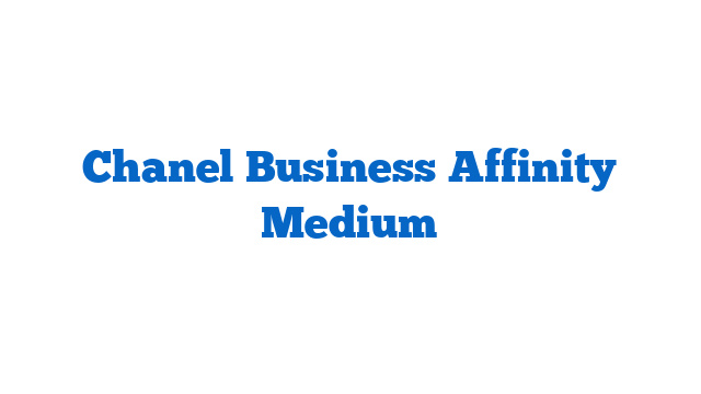 Chanel Business Affinity Medium