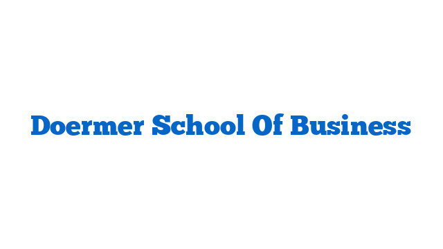 Doermer School Of Business