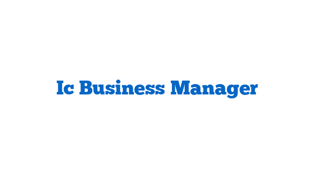 Ic Business Manager