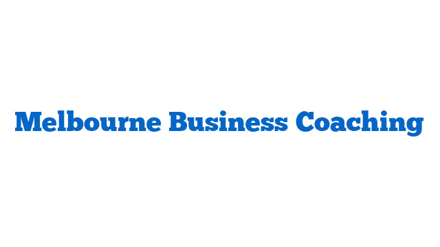 Melbourne Business Coaching