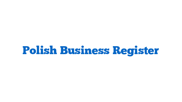 Polish Business Register