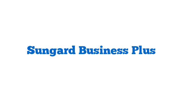 Sungard Business Plus