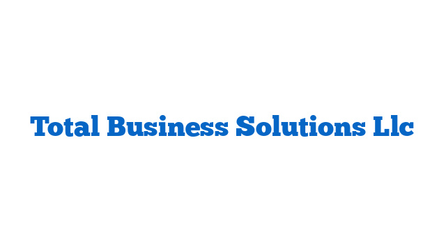 Total Business Solutions Llc